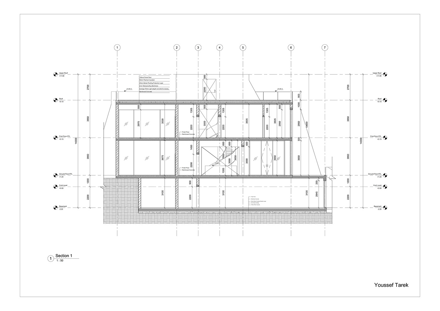 Youssef Tarek丨别墅建筑丨Villa Working Dawings-11