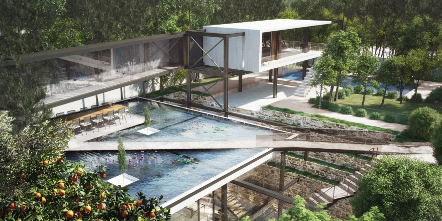 QASR DASHT VILLA | 融入自然的景观别墅设计-2