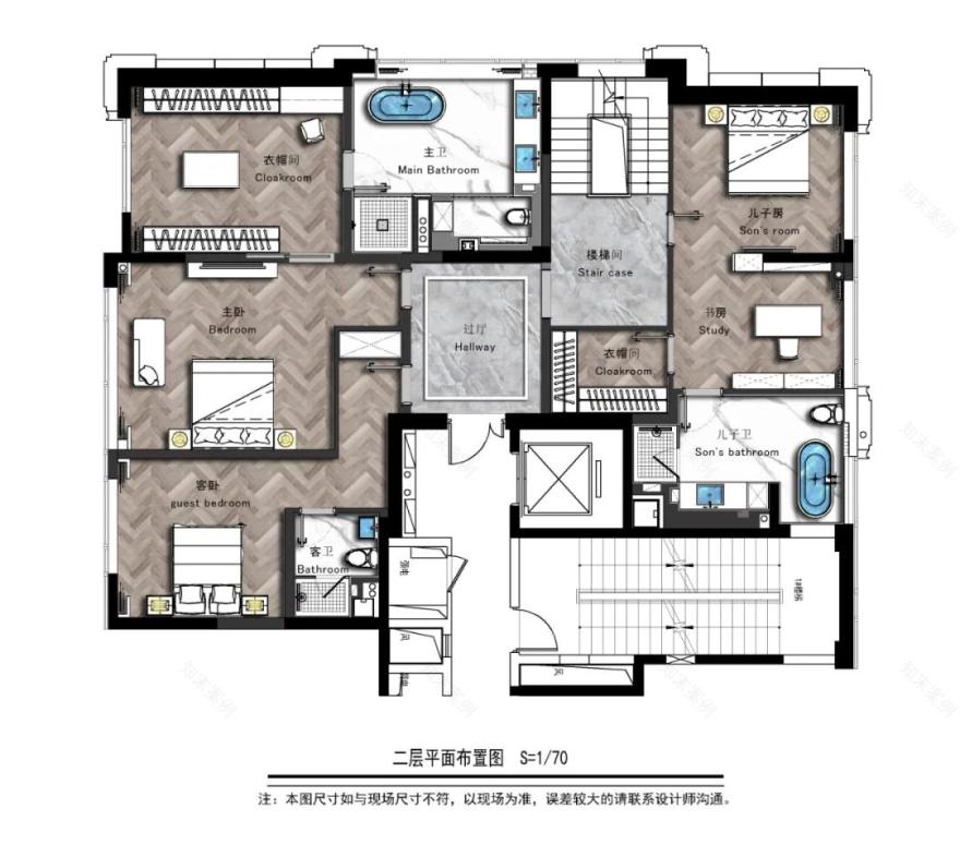 苏州湾景苑 | 未来设计打造 600㎡平层豪宅,诠释返璞归真的美学-48