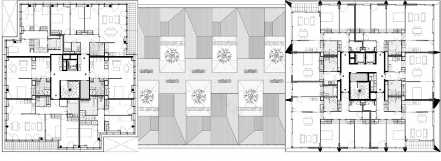 巴黎统一和谐低层区与高度多样高层区的住宅设计丨法国巴黎-55