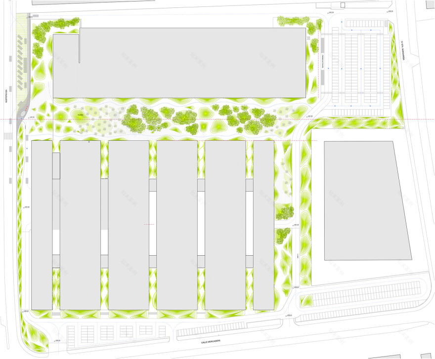 MANGO 设计中心景观项目 | 巴塞罗那绿色纽带-44