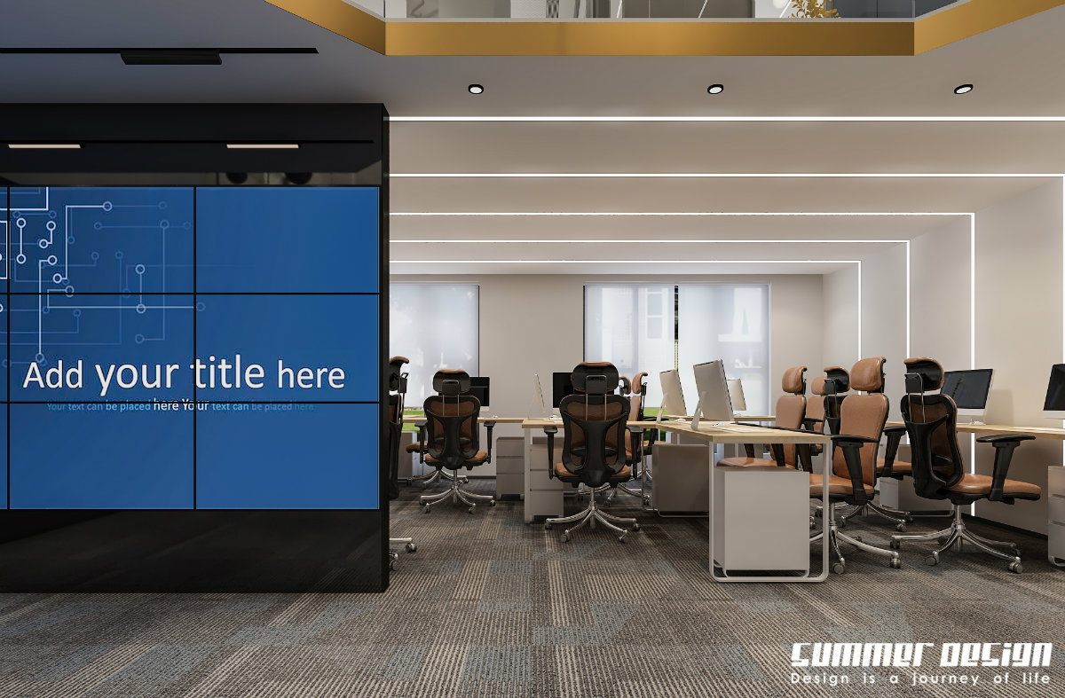 Summer Design 复式科技办公室-1