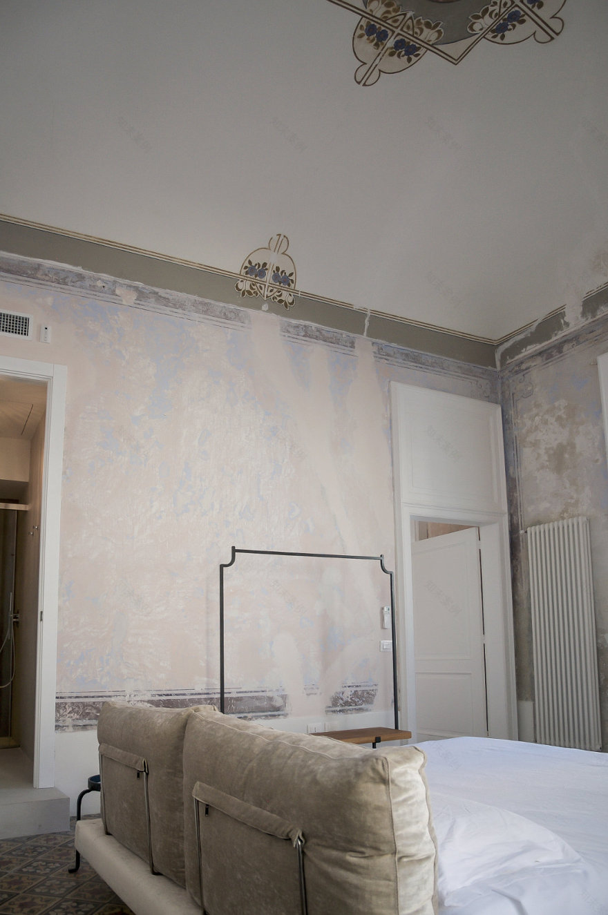 复古与现代共融的意大利公寓设计-6