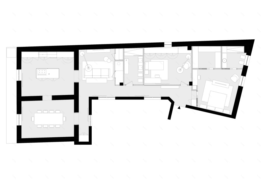 简约现代的 140 平米公寓 | 自然光与社交空间的完美融合-27