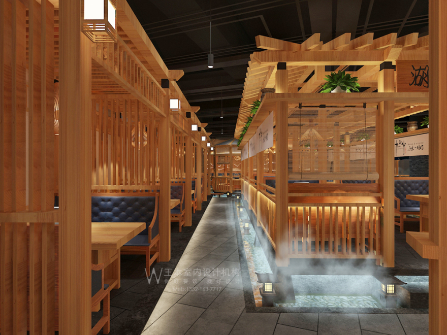 西宁万达九华牛烤肉店,打造仙境般的就餐环境-18