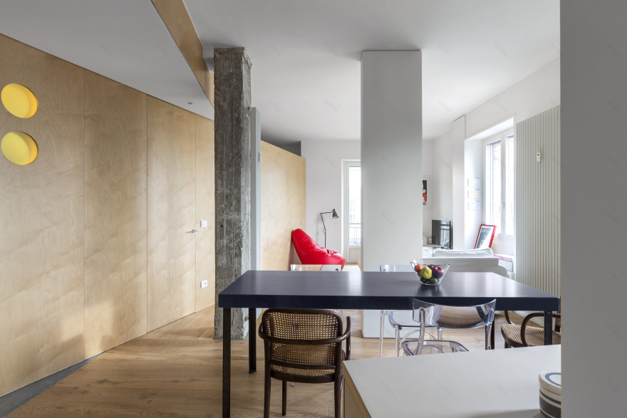 意式轻盈木质气球框架公寓-18