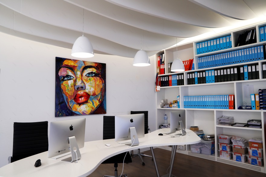 玻璃幕墙中的“港湾”办公空间-12