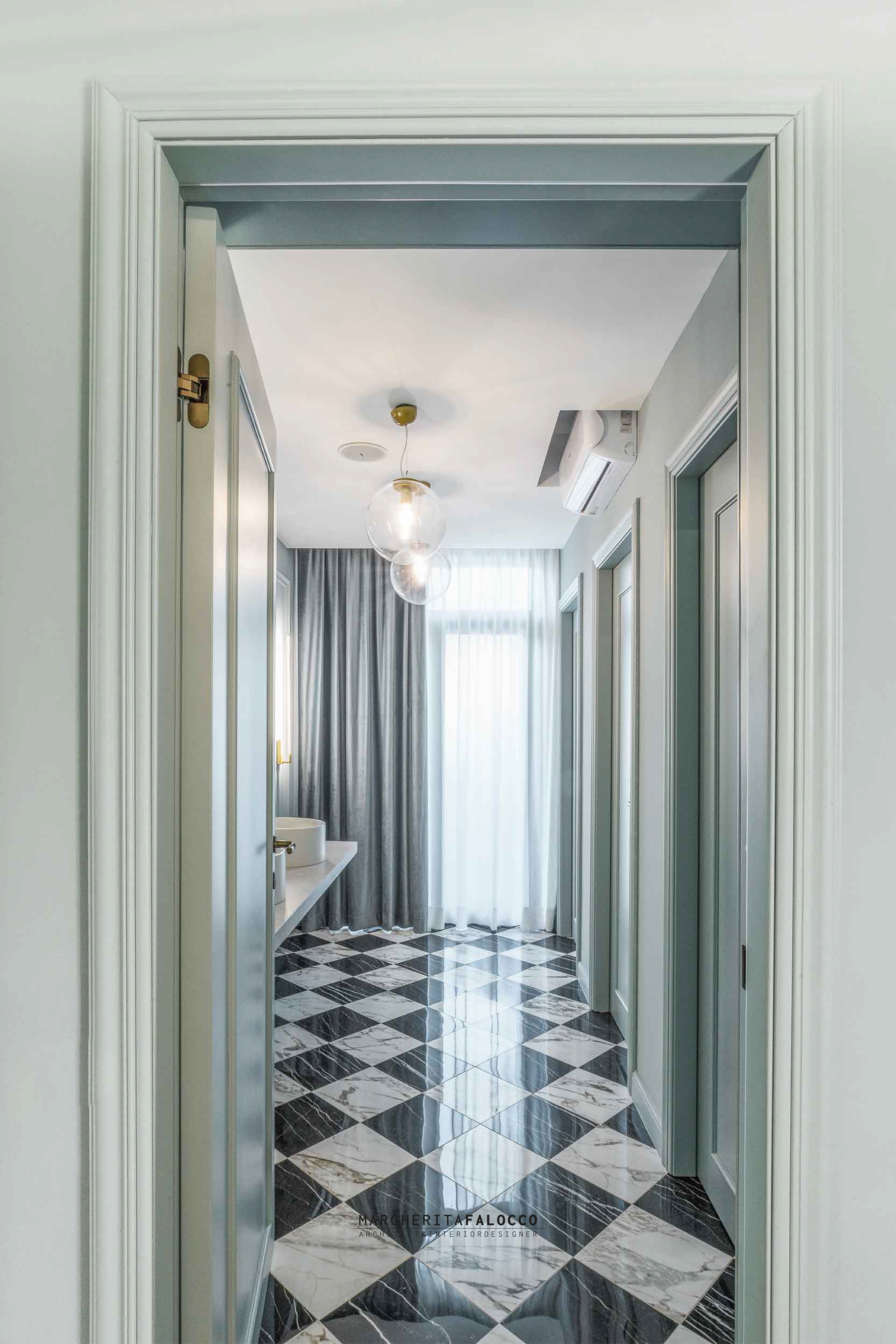 意大利绿色庄园的复古室内设计-16