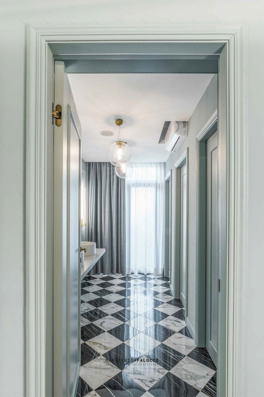 意大利绿色庄园的复古室内设计-16