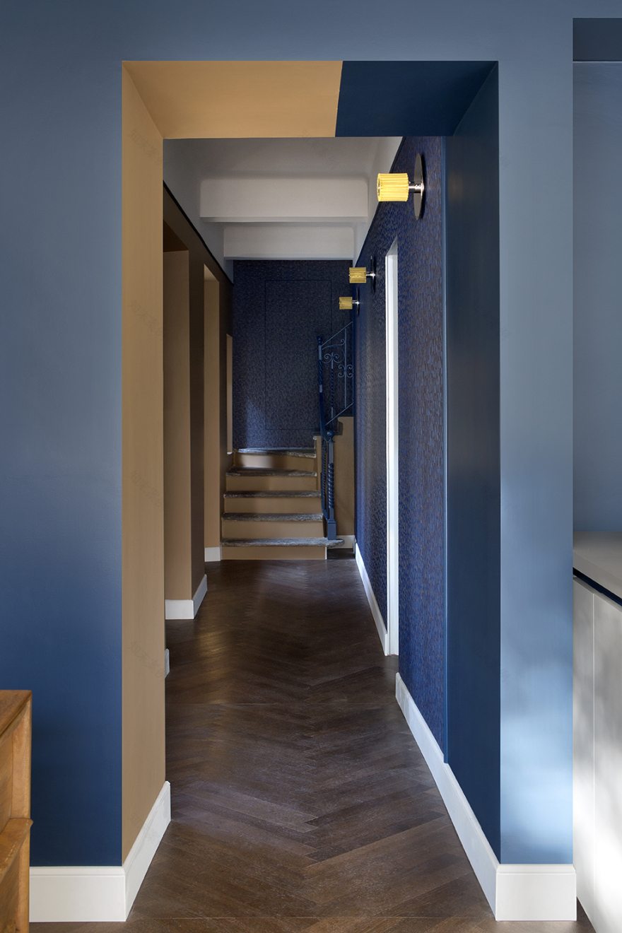 意大利别墅的精致木地板选材与室内设计-0