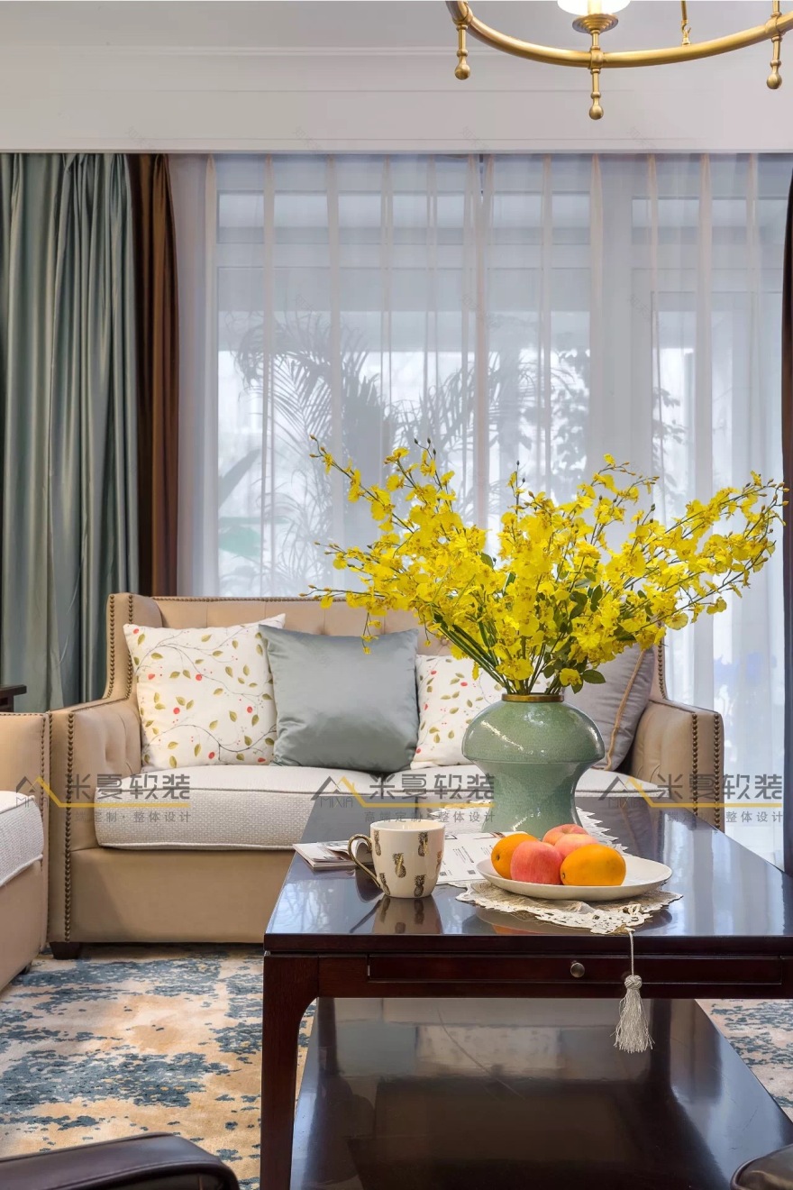 米夏软装打造优雅美式家居,温暖一家人的异国生活-117