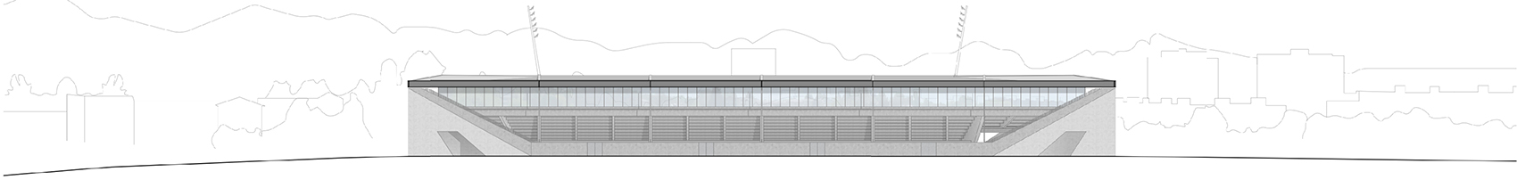 洛桑市新足球场馆，瑞士/散发宁静感的市郊体育设施-58