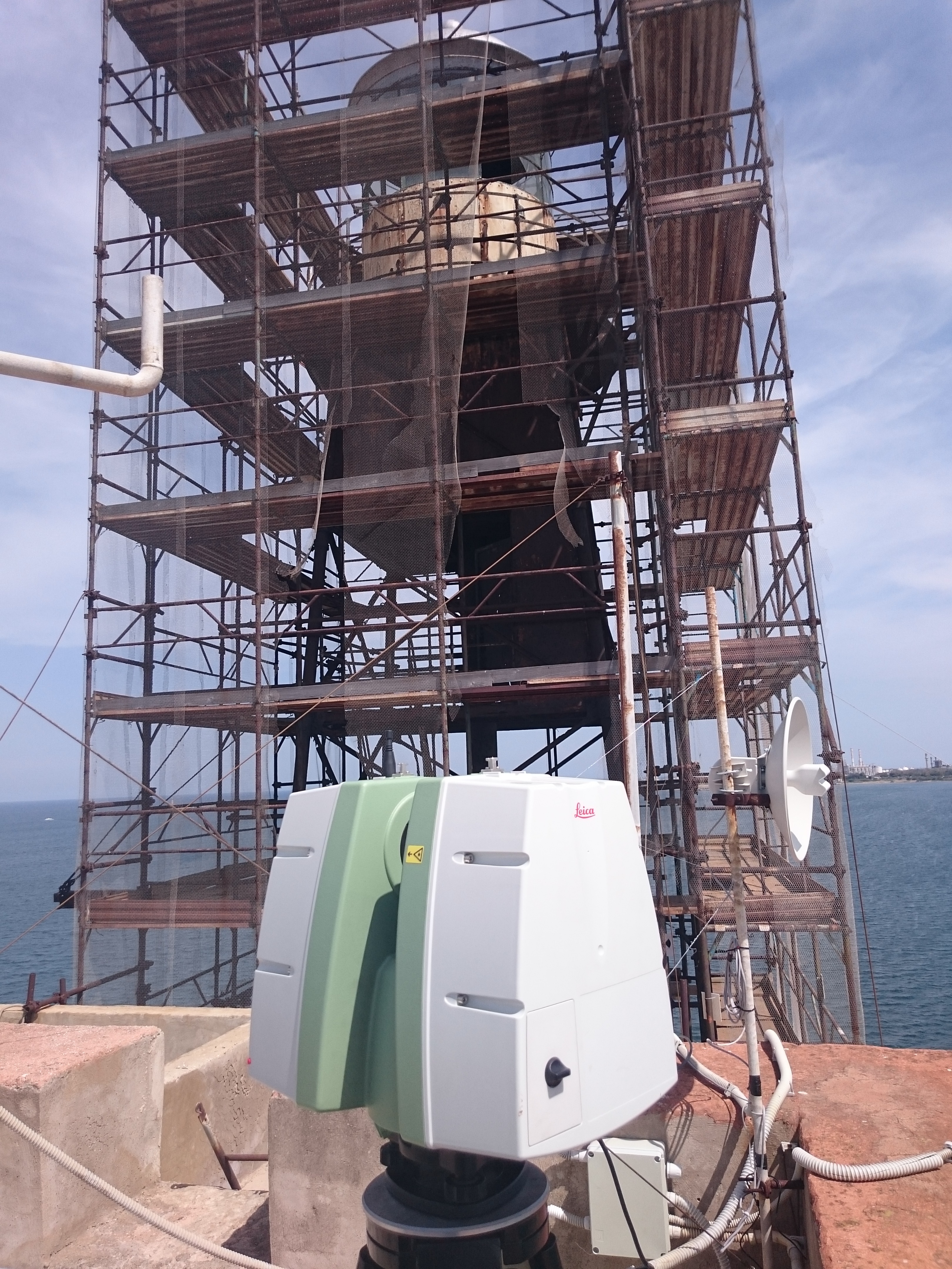 Rilievo laser scanner | Faro vecchio del Castello Alfonsino-2