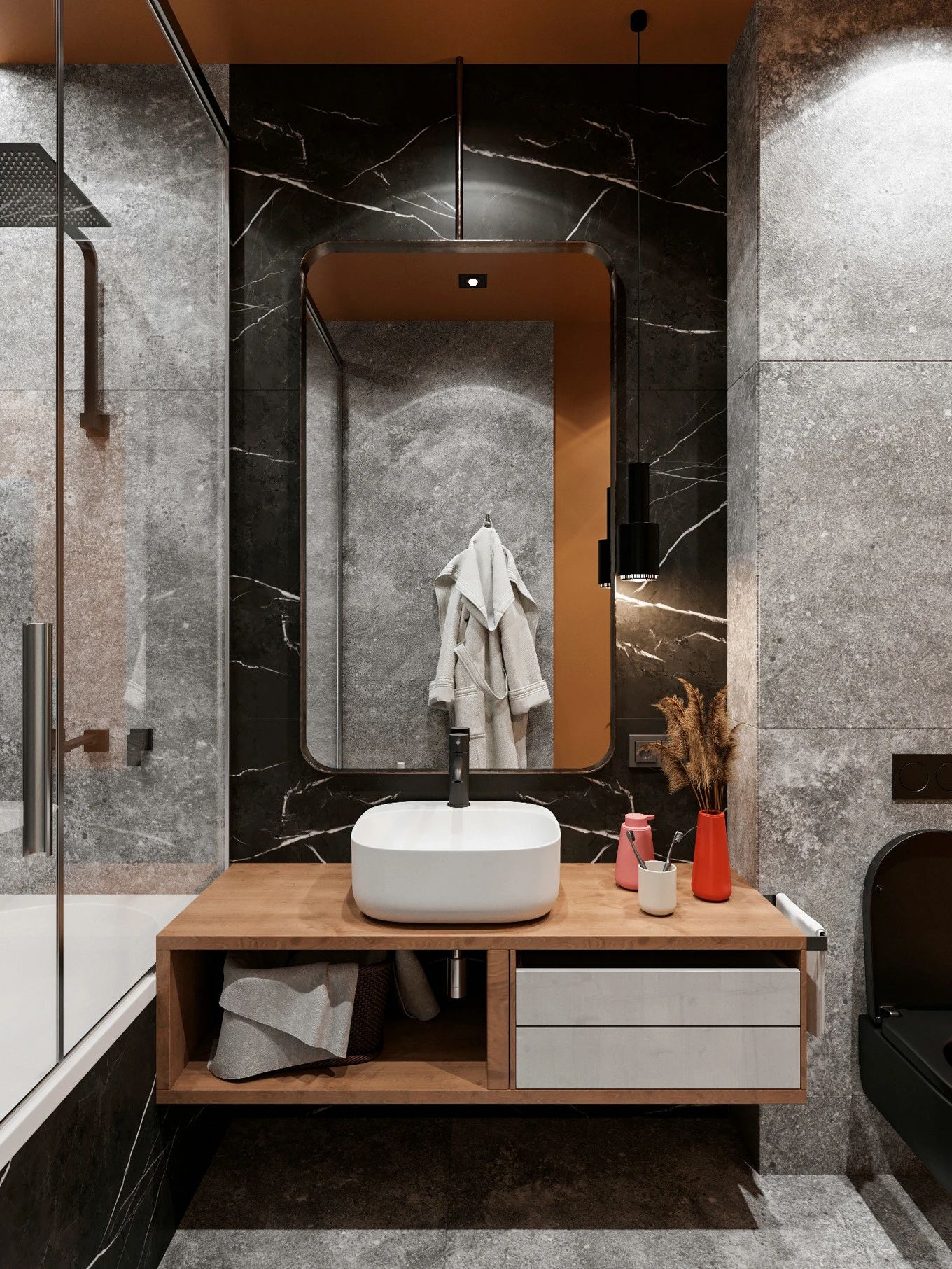 深色系的雅致空间-28