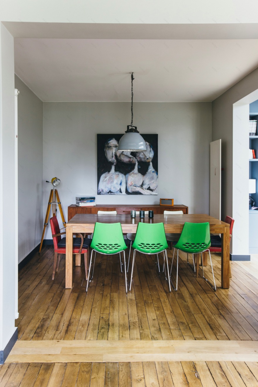 巴黎郊区百年别墅的现代重生-8