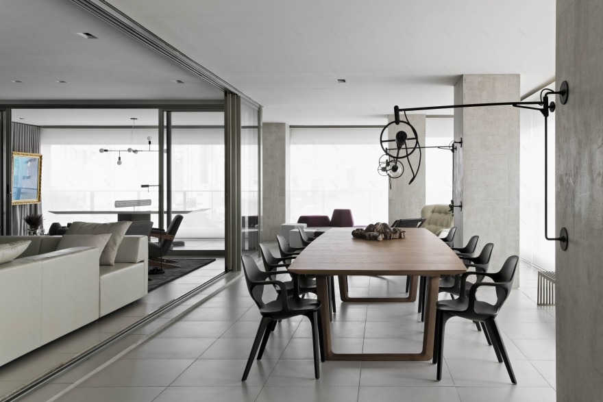 巴西设计公寓 | 工业风木饰面打造男性化魅力空间-22