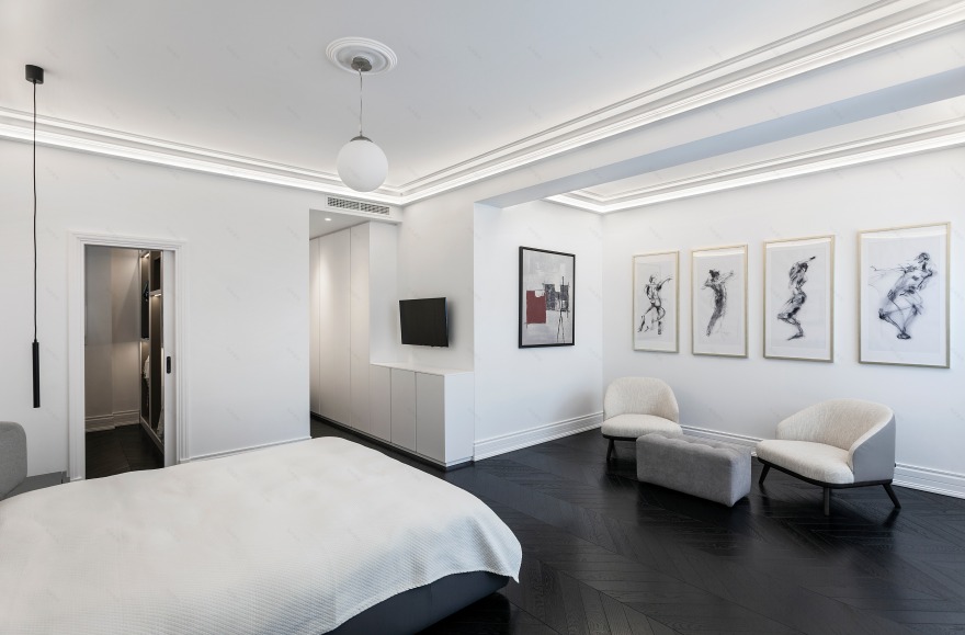 雅典 290 平米翻新公寓,打造经典与现代并融的居家艺术馆-13