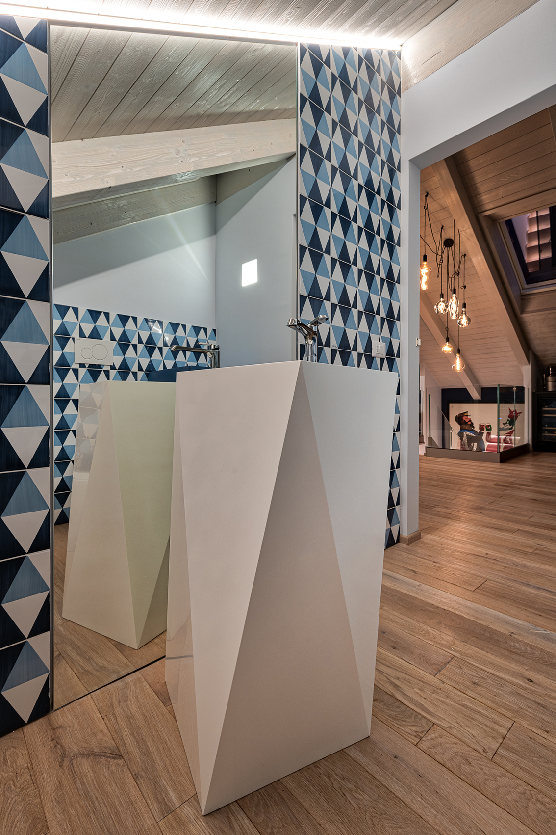 海之屋·意大利蓝色海洋风格顶层公寓-9