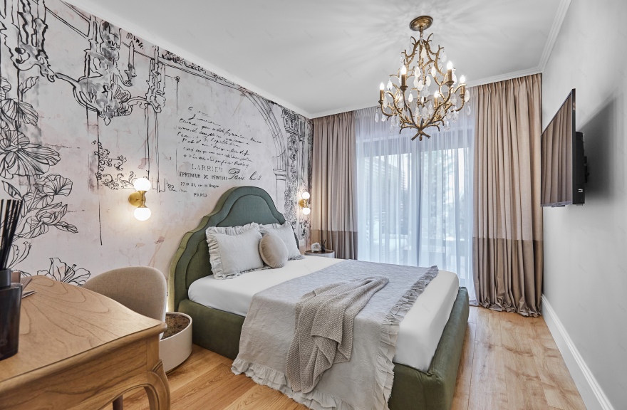 法式浪漫平层公寓丨Dofinteriors-1