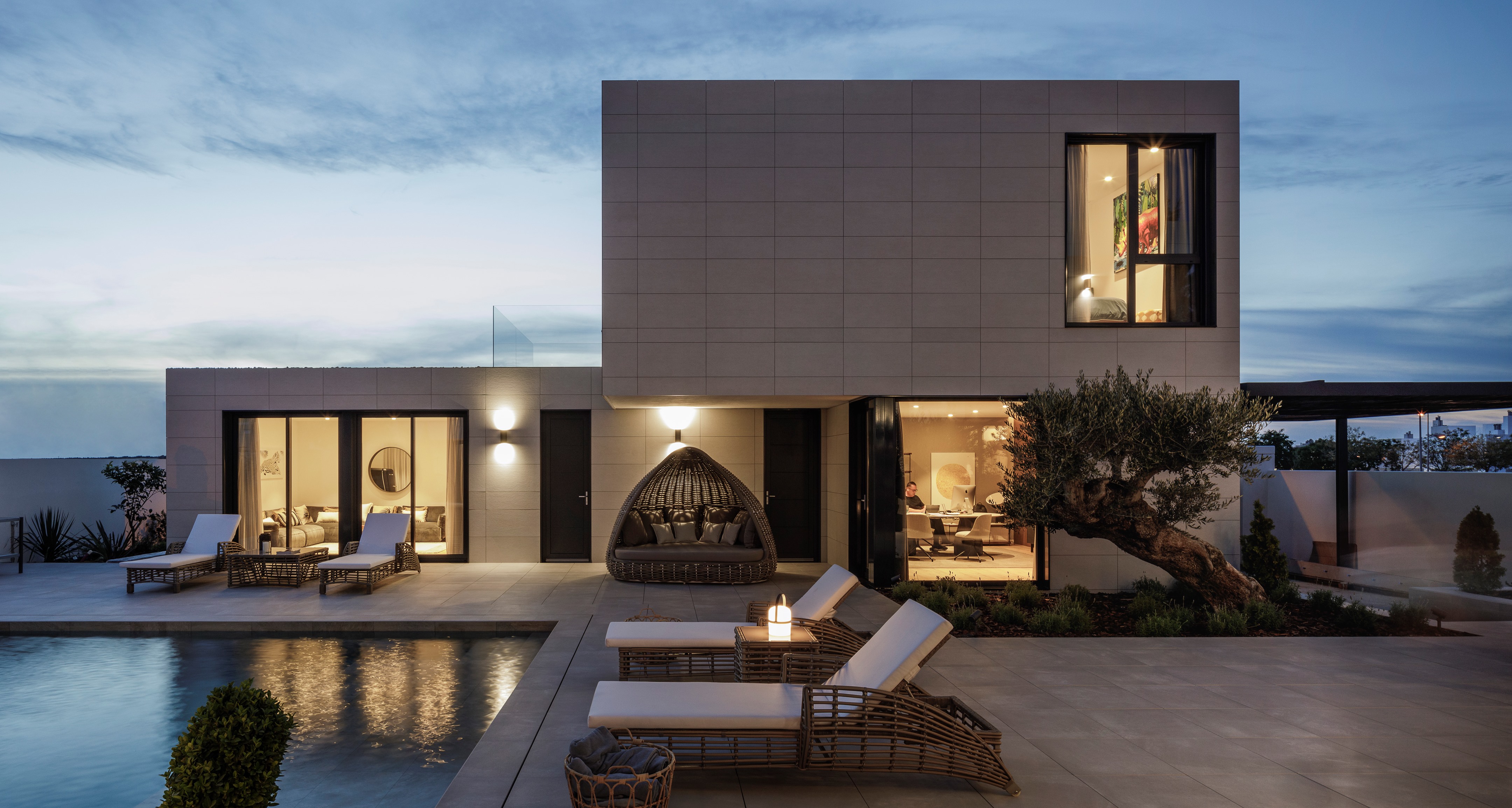 模块化设计双宅之塞维利亚地中海风格-4