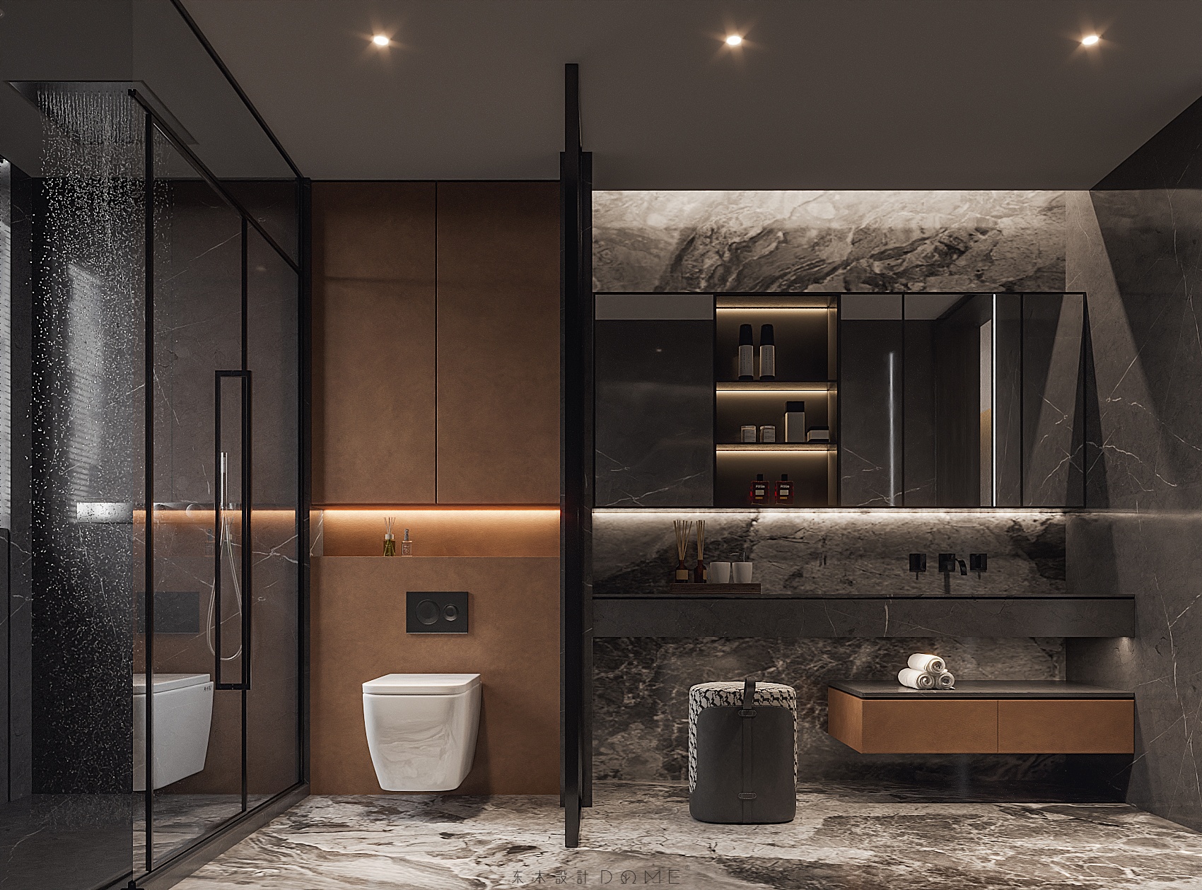 TOMO東木筑造丨别墅丨东木设计 丨 283㎡ 4室2厅，远离喧嚣融入质感生活-21