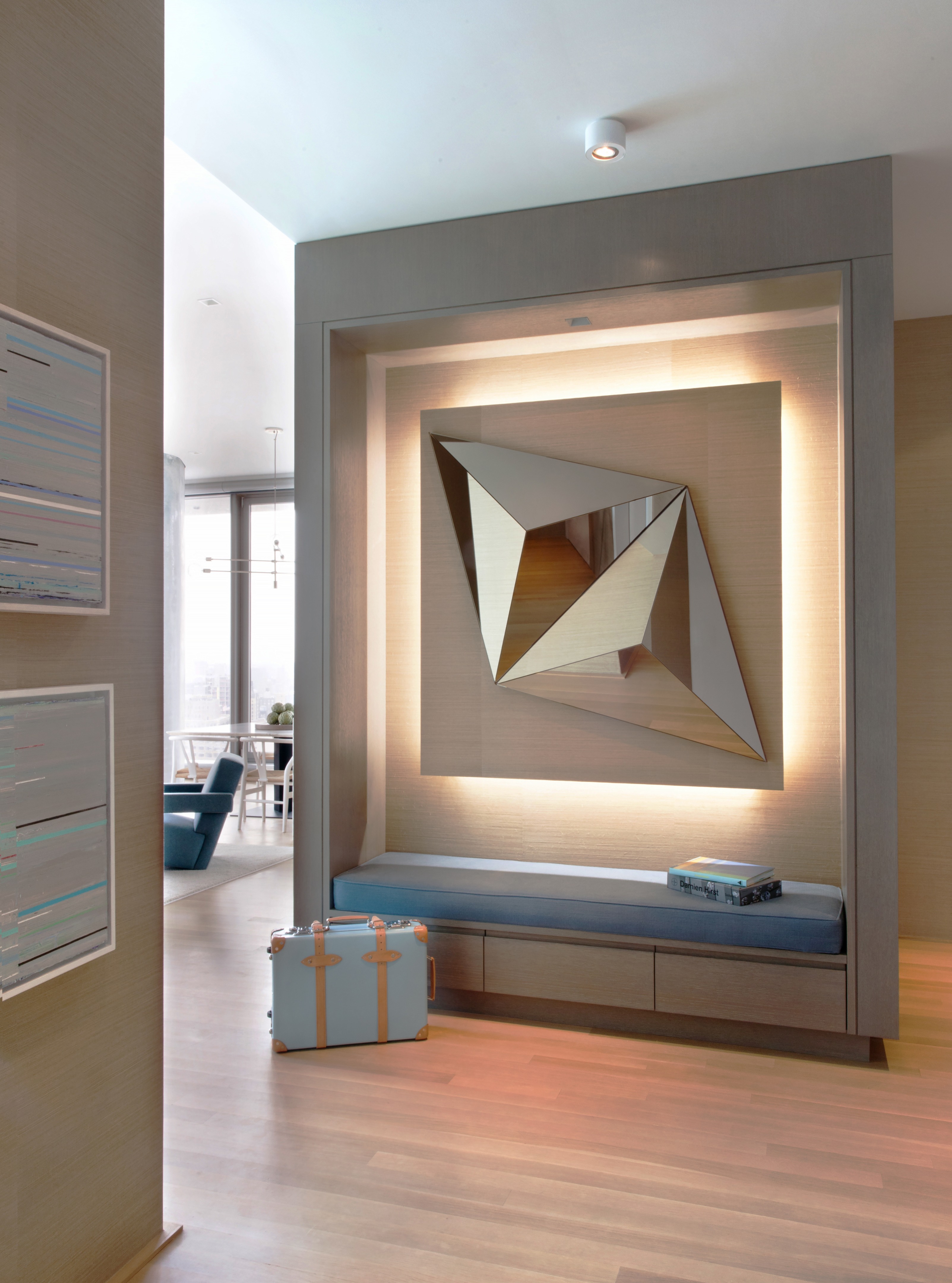 曼哈顿“Jenga 大楼”的温馨家庭公寓设计-2