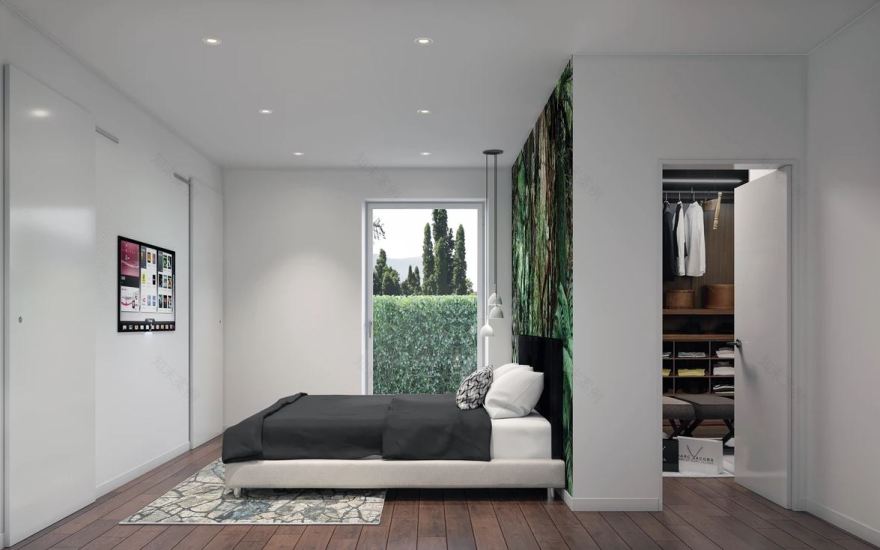 流动空间中的现代公寓设计(SPAZIO FLUIDO)-5