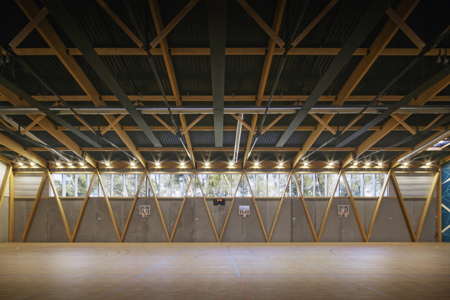 森林边的运动大厅丨法国丨A+Architecture-2