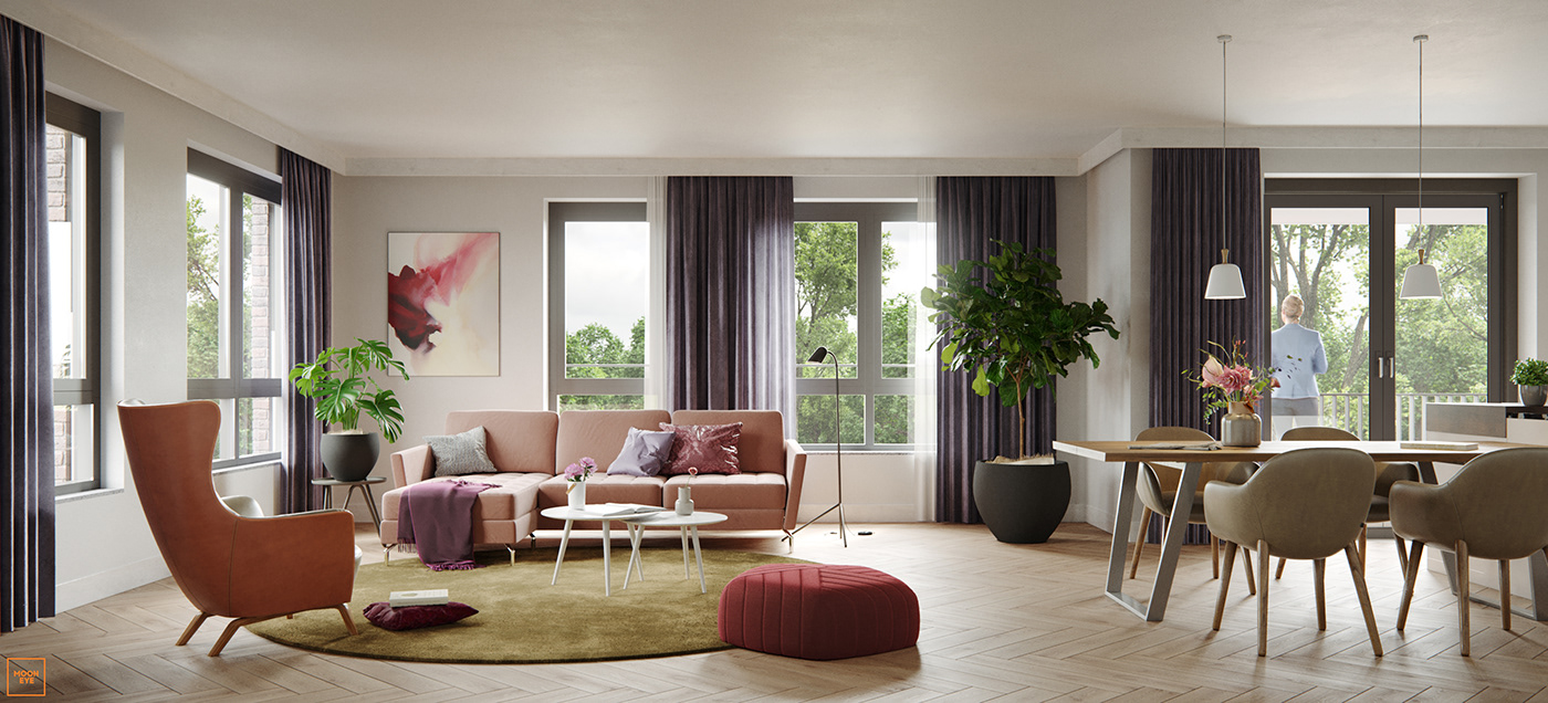 Sam Habbaba丨公寓建筑丨Hoogestenen 2019 | CGI-8