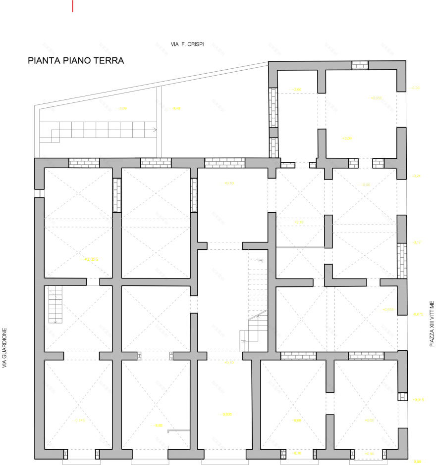 历史与现代交融的“第十三受害者广场”建筑改造-59
