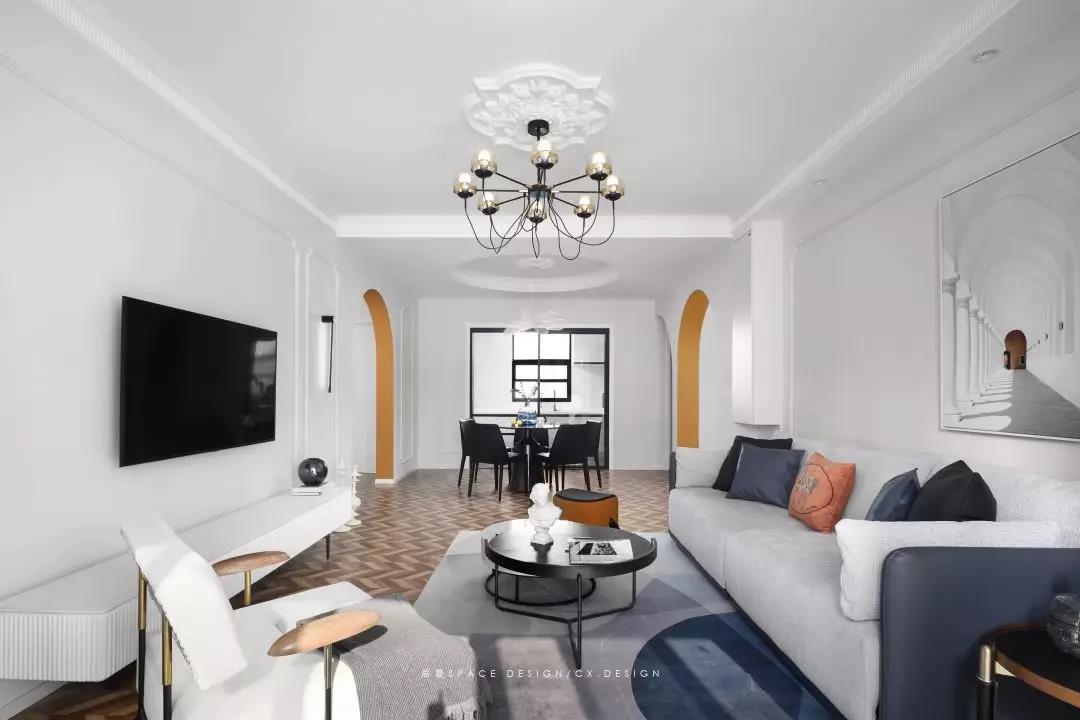 江苏淮安 132 平米现代简约家居设计-10