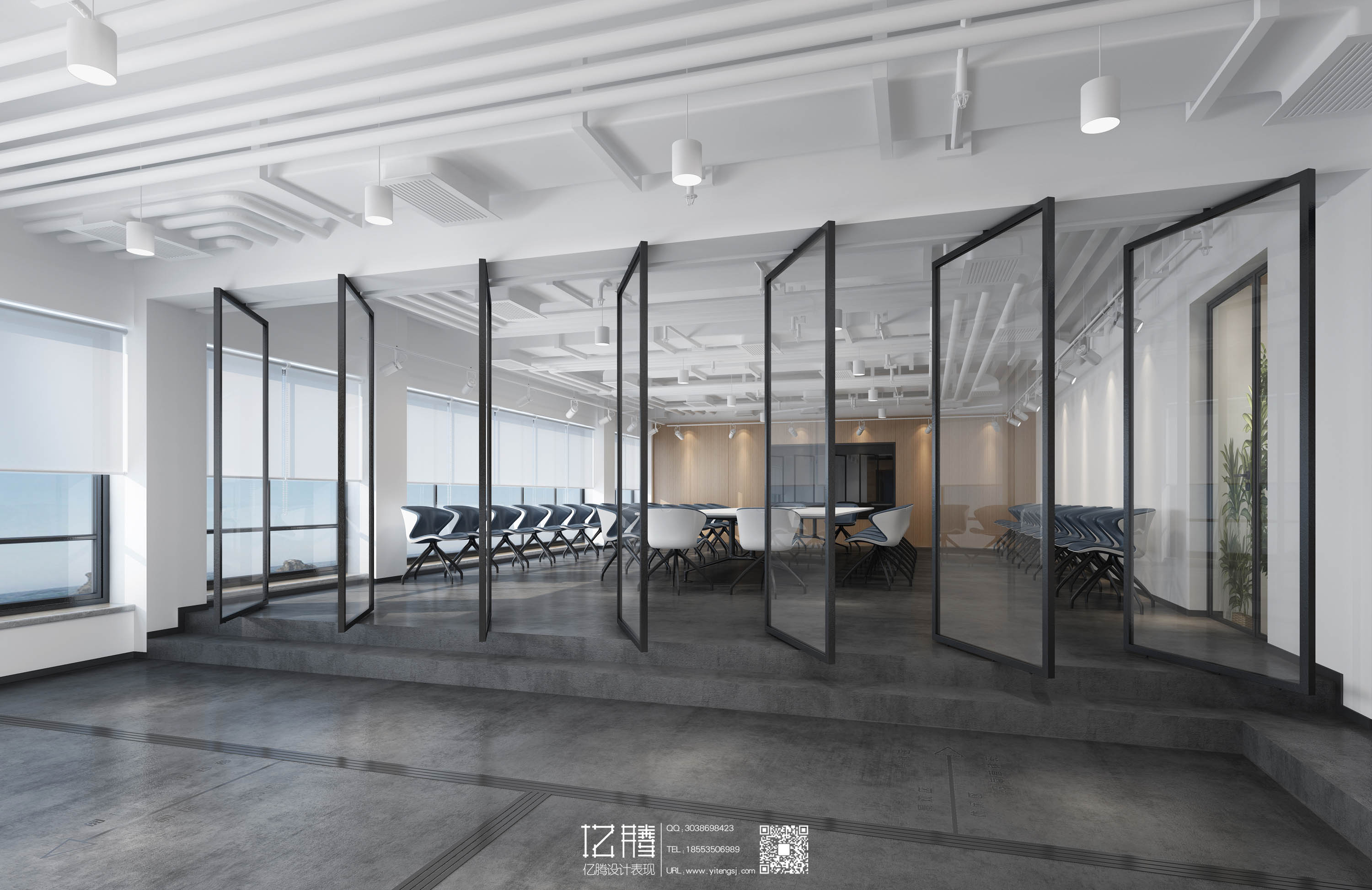 办公类空间效果图表现--亿腾效果图7岁啦~~-6