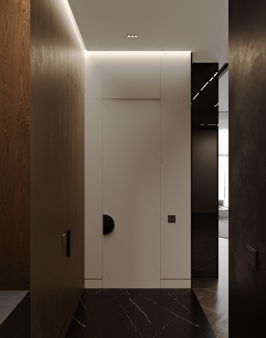 莫斯科顶层复式豪宅,现代风格演绎温馨高级生活-14