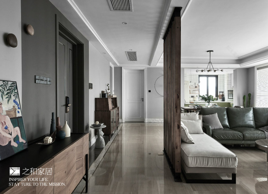 杭州钱江御府混搭风平层设计,打造果然之家-16