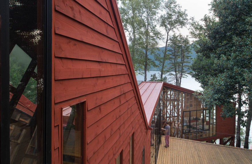 融入森林的日光别墅-20