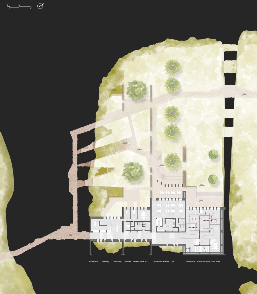 黑暗中的对话 · 罗马石矿遗址的室内设计-2