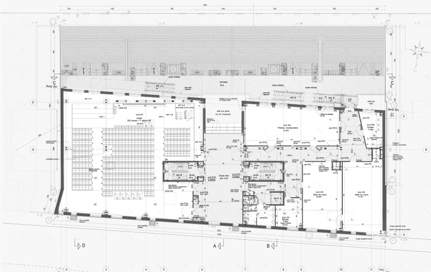 巴黎校园创新建筑设计,独立空中楼阁连接传统与未来-17
