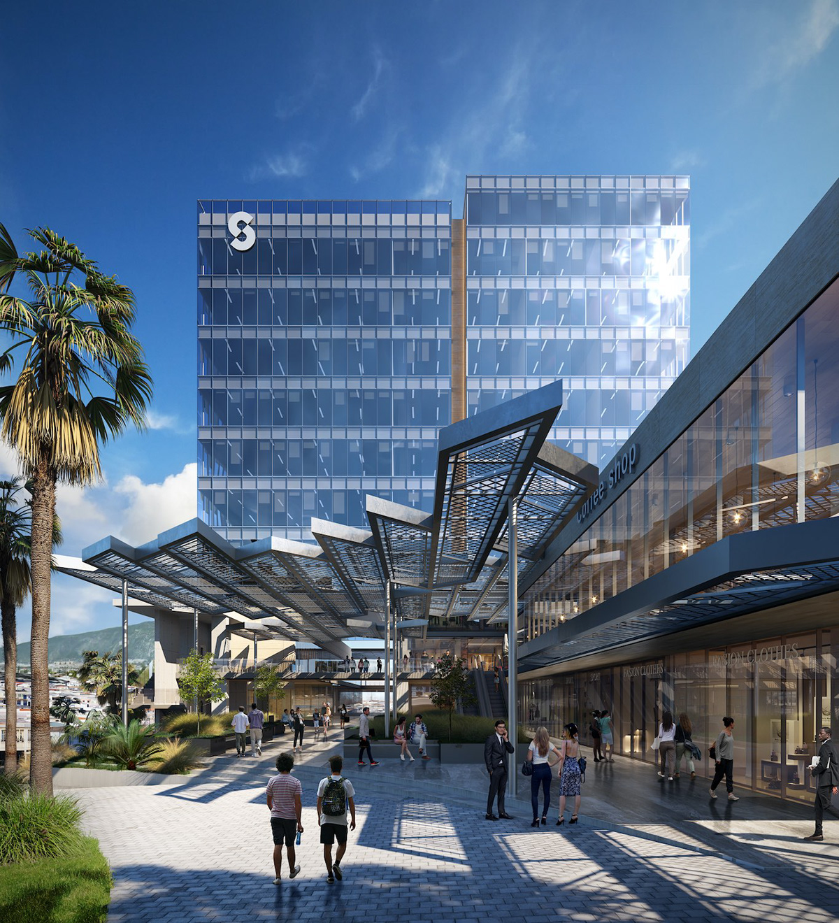 G Hub Residence // 3D Architectural Animation丨办公建筑丨Summyt Office // 3D Visualization-0