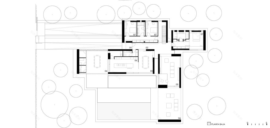 森林中的别墅,开放式空间与私密性的完美结合-40