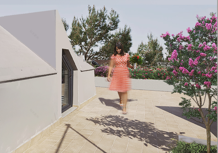 罗马别墅改建,打造空中花园与雅致生活空间-0