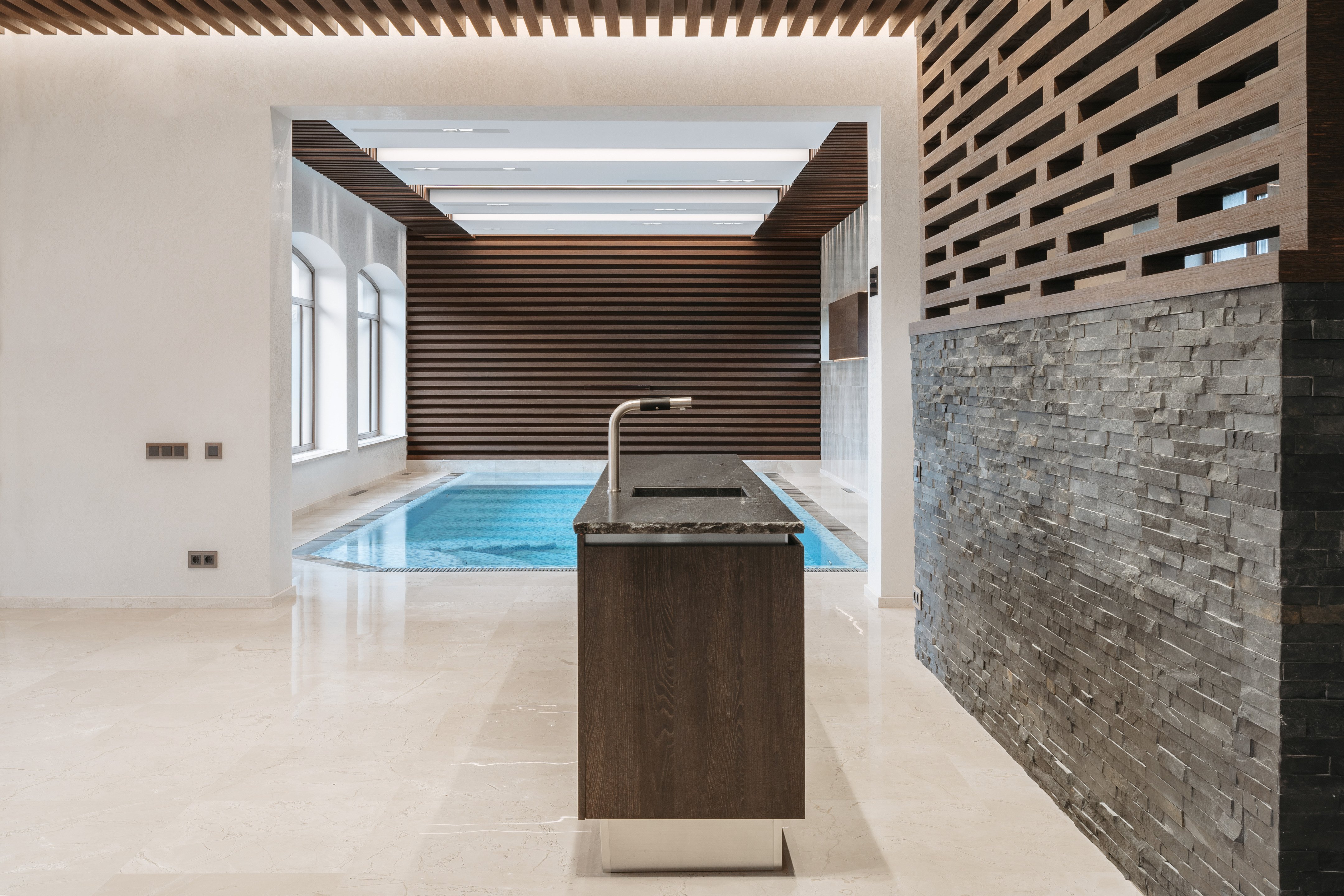 Peter Sergeev Architecture + Design丨酒店丨Guest house with private spa complex and swimming pool-0