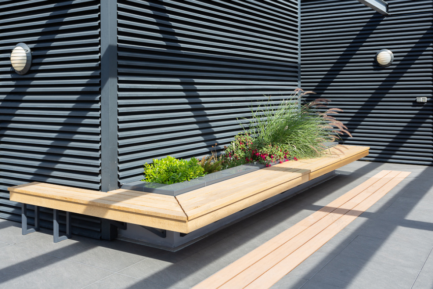 重塑露台空间,打造办公室绿色休闲区-16