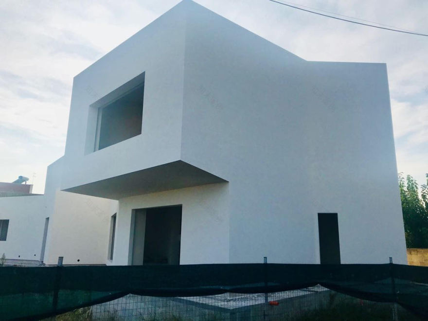 线性白建筑 | 家庭住宅的简约之美-18