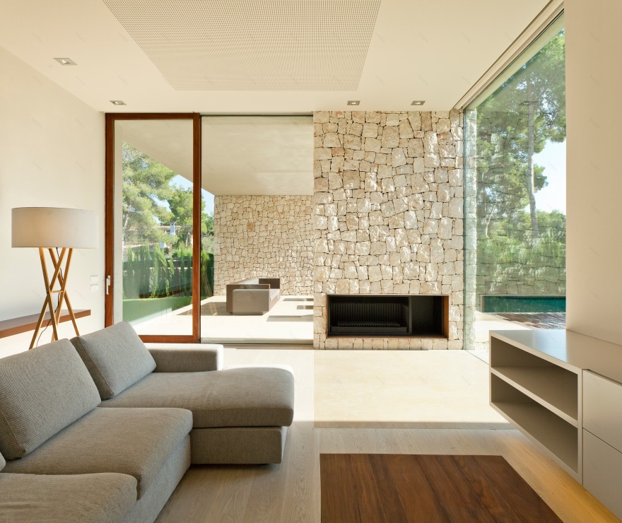 森林中的别墅,开放式空间与私密性的完美结合-7