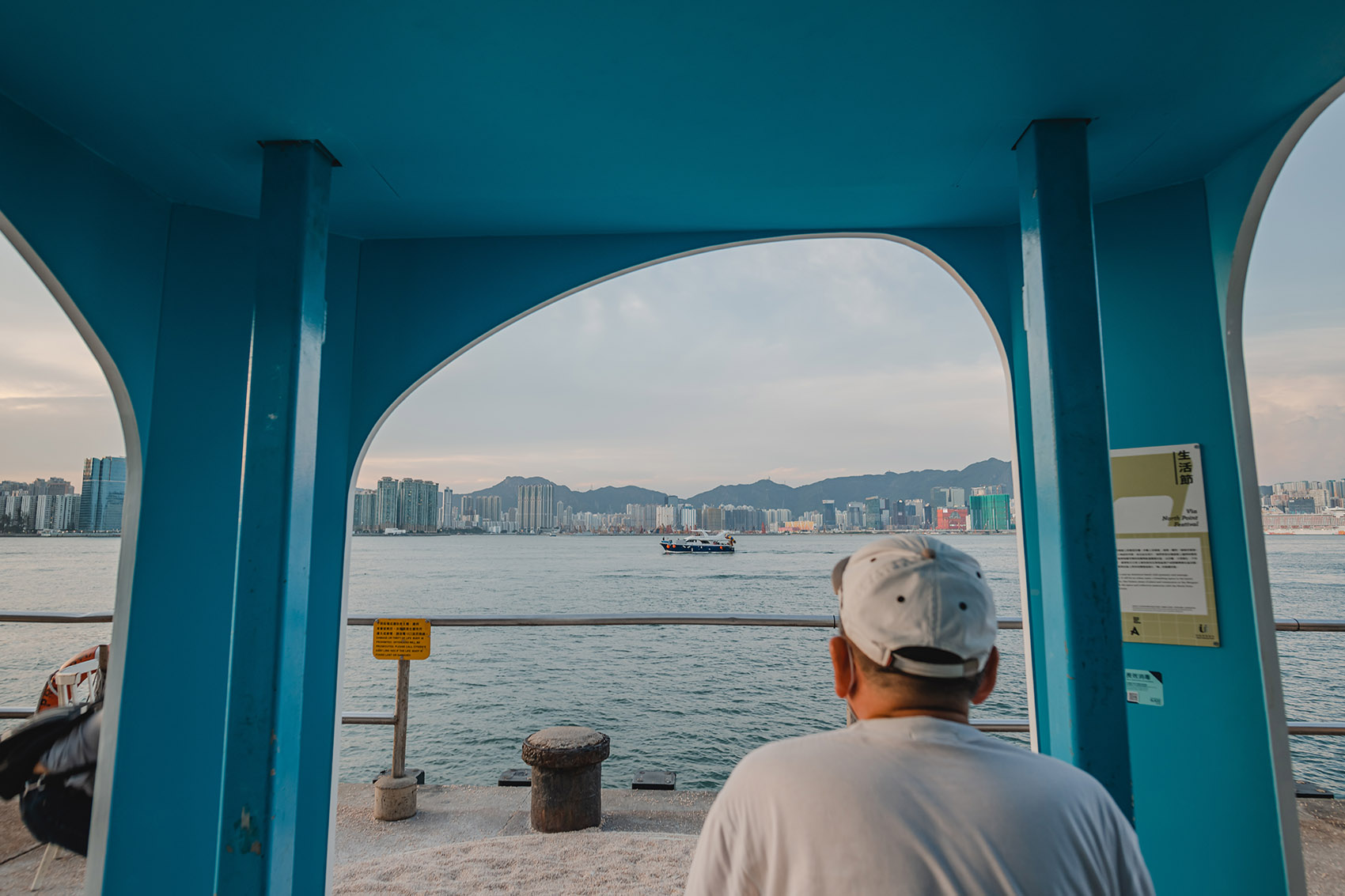 夏季凉亭，香港/维多利亚港公共码头上首个俯瞰狮子山的艺术装置-41