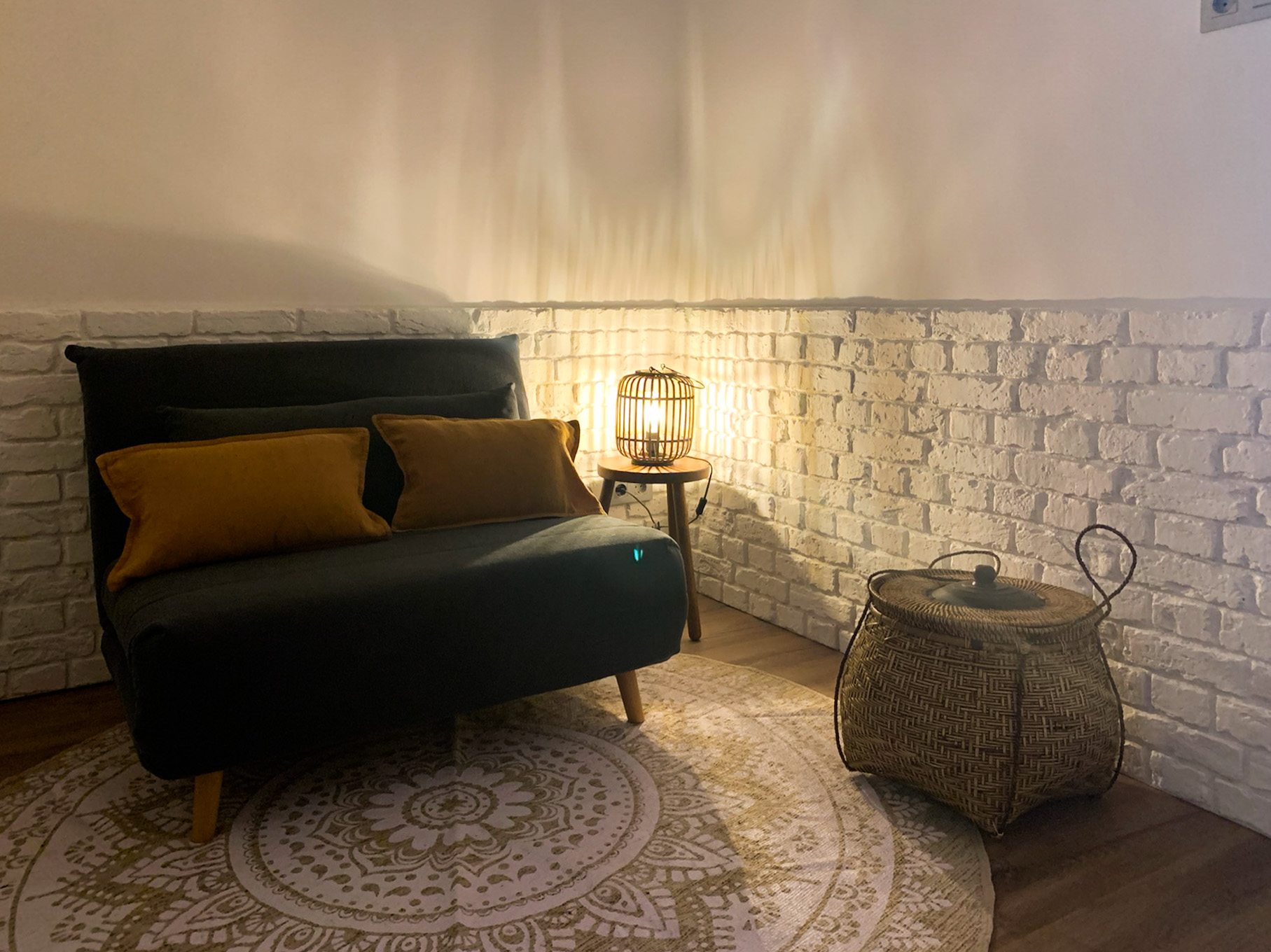 马德里市中心 40 平米温馨公寓 | 花园与城市生活的完美结合-13