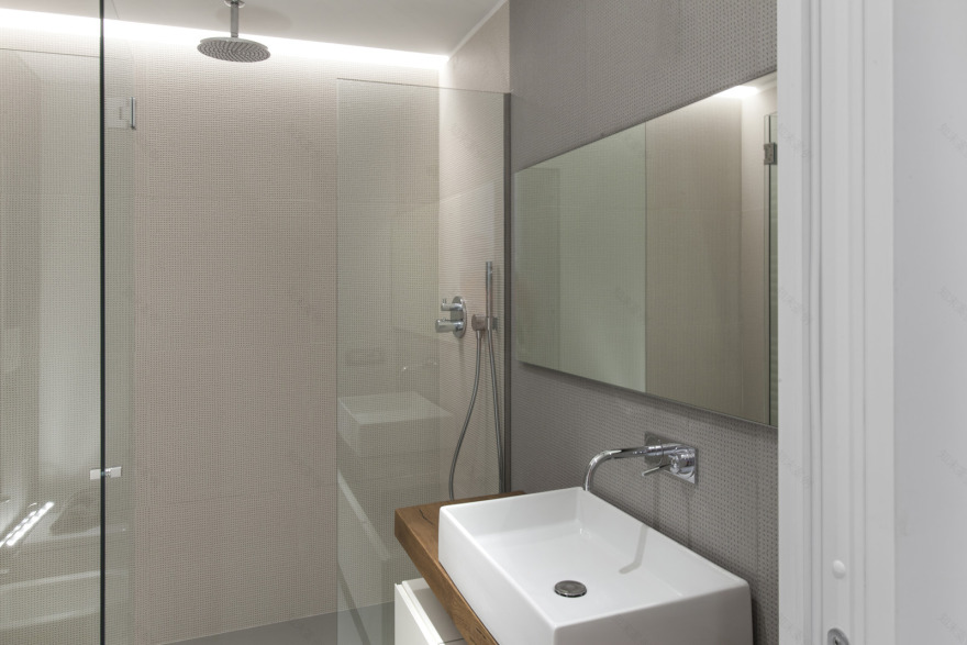 罗马公寓的室内岛屿生活-15