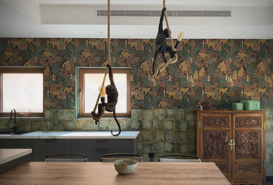 绿意盎然的艺术之旅——融合传统与自然的现代家居设计-7