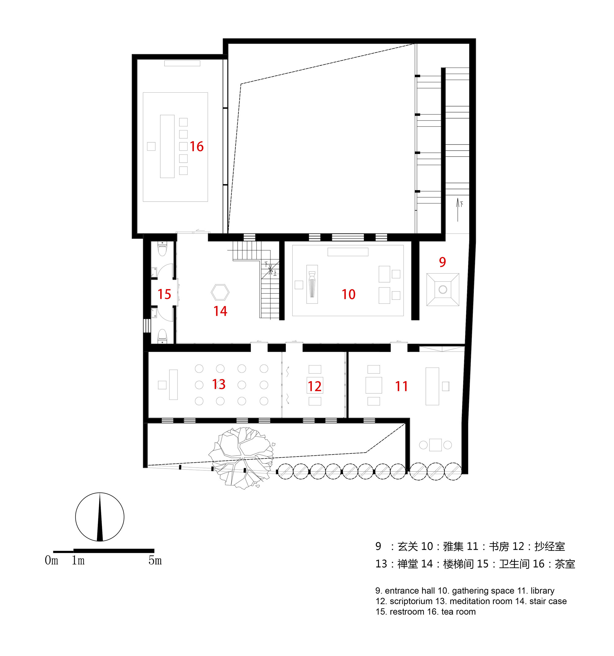 北京古厂房变禅意茶室-39