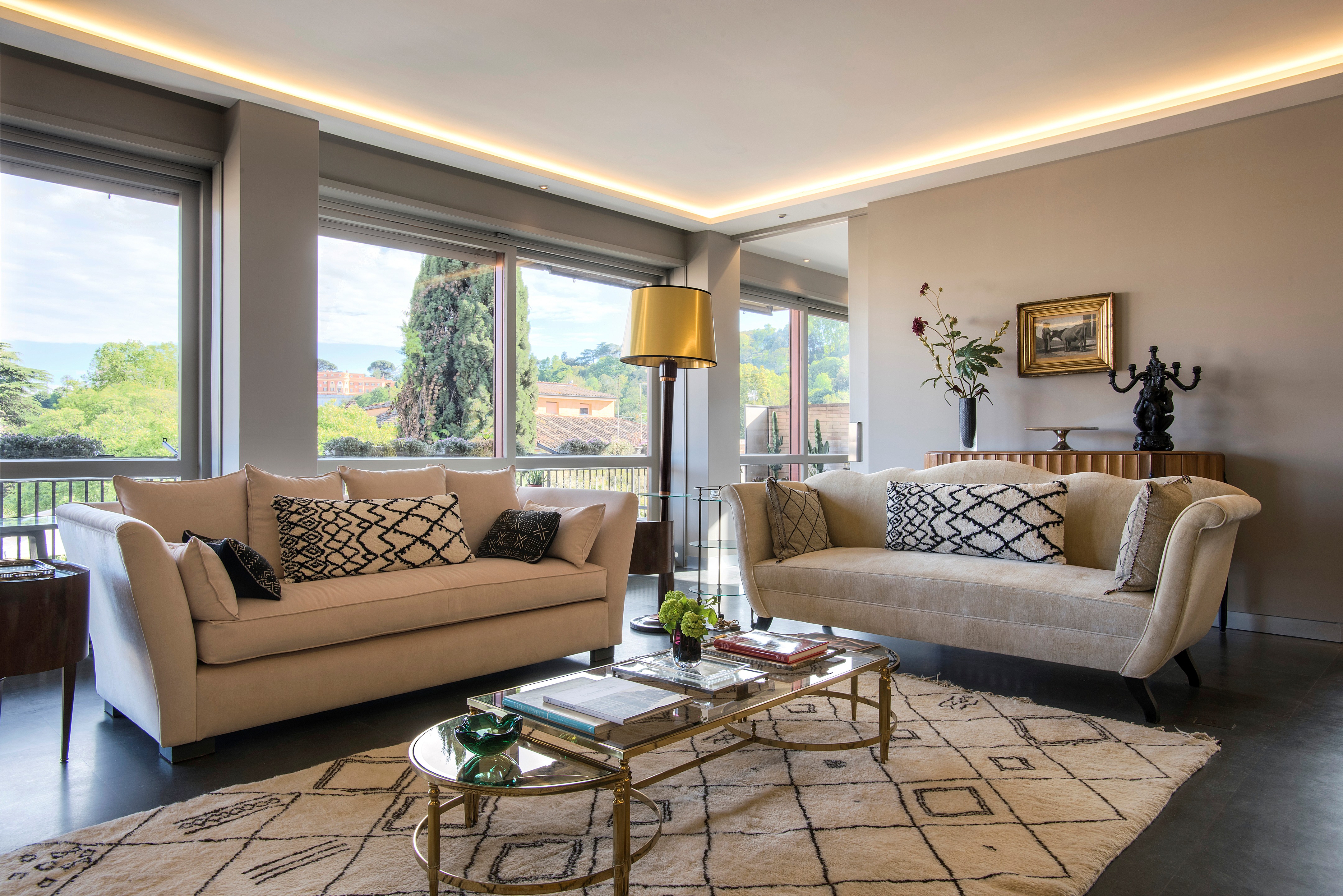 鸟语绿意中的宁静空间——罗马 Gianicolo 与 Trastevere 间 Oasi 公寓设计-4